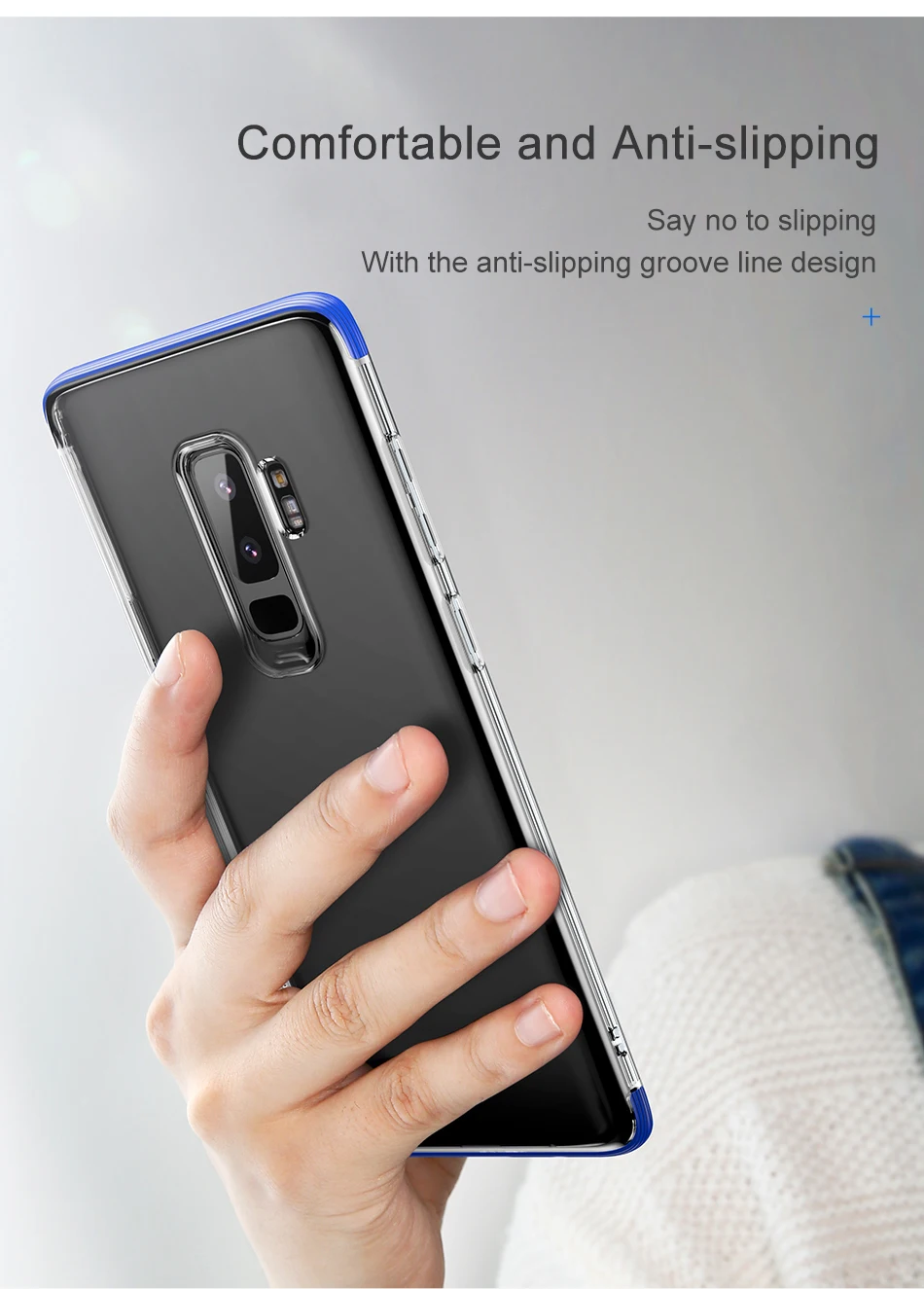 Чехол Baseus для samsung Galaxy S9 Plus, ультра тонкий прозрачный мягкий силиконовый чехол из ТПУ для samsung S9 S9Plus, чехлы