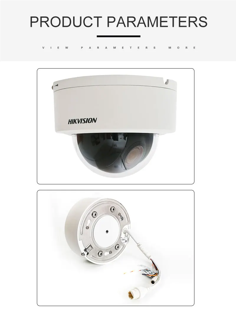 HIKVISION DS-2DE3204W-DE 2MP 1080P Мини PTZ IP камера 2,8 мм-12 мм, 4-кратный зум Поддержка IP66 наружная Водонепроницаемая камера безопасности PoE