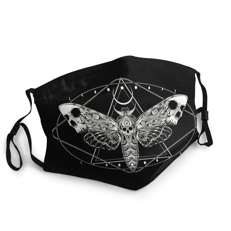 

Маска Surreal Death Moth для взрослых и мужчин, защита от пыли, тишина овечьей кожи, готика, Готическая маска, многоразовая маска для рта