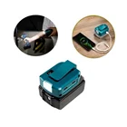 USB-адаптер для зарядного устройства Makita BL1830 BL1840 BL1850 BL1415,BL1415N, 14 в, 18 в, аккумулятор светодиодный светодиодсветильник кой, двойной USB-порт, зарядное устройство 2,1 А
