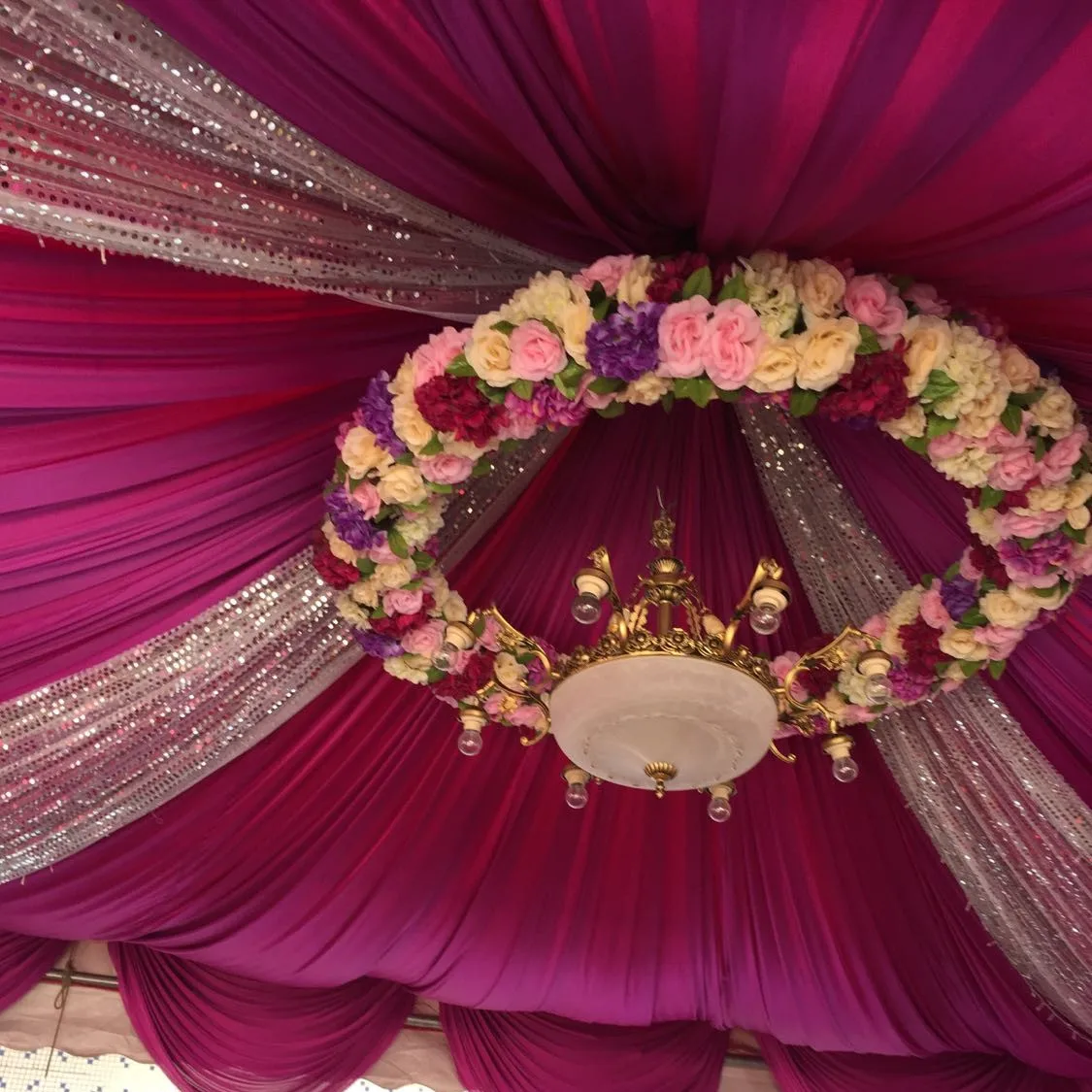 Искусственные цветы королевские синие шелковые головки цветов 10 шт. | Дом и сад