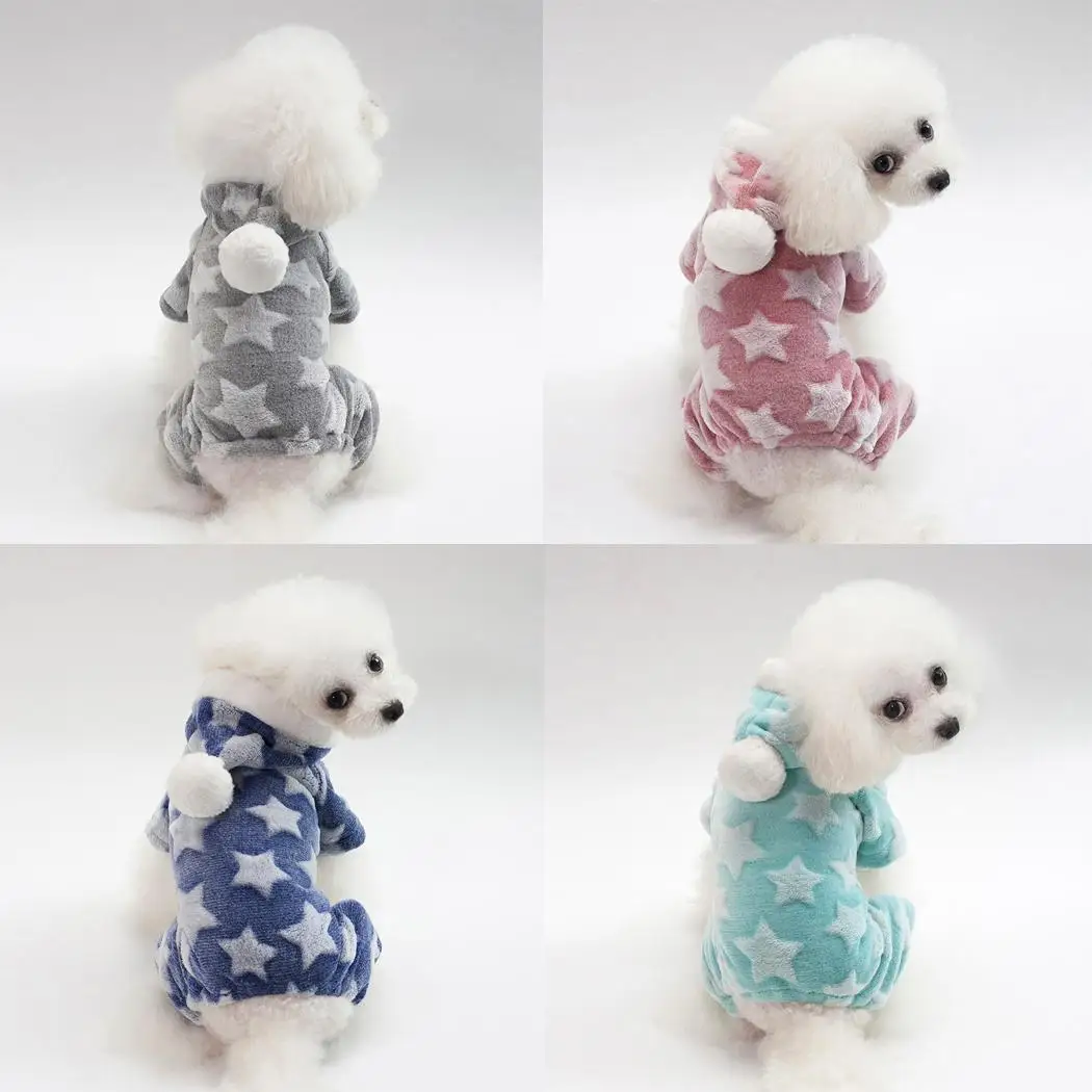 Модная куртка для собак 4 цвета размера Повседневный пуловер с принтом осенняя