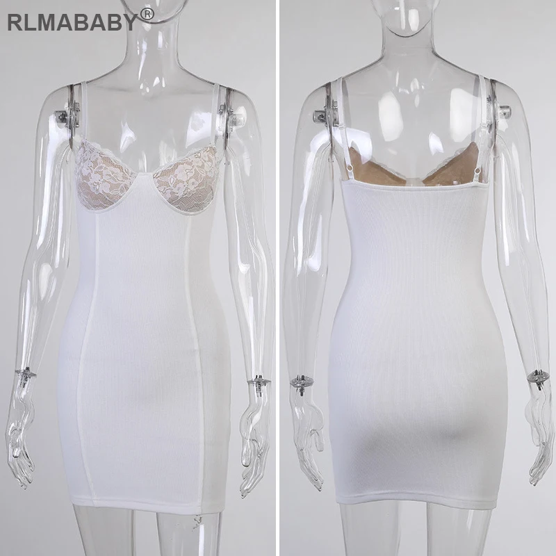 RLMABABY пикантные кружевные белые короткое платье Женская летняя обувь С НАБОРНЫМИ