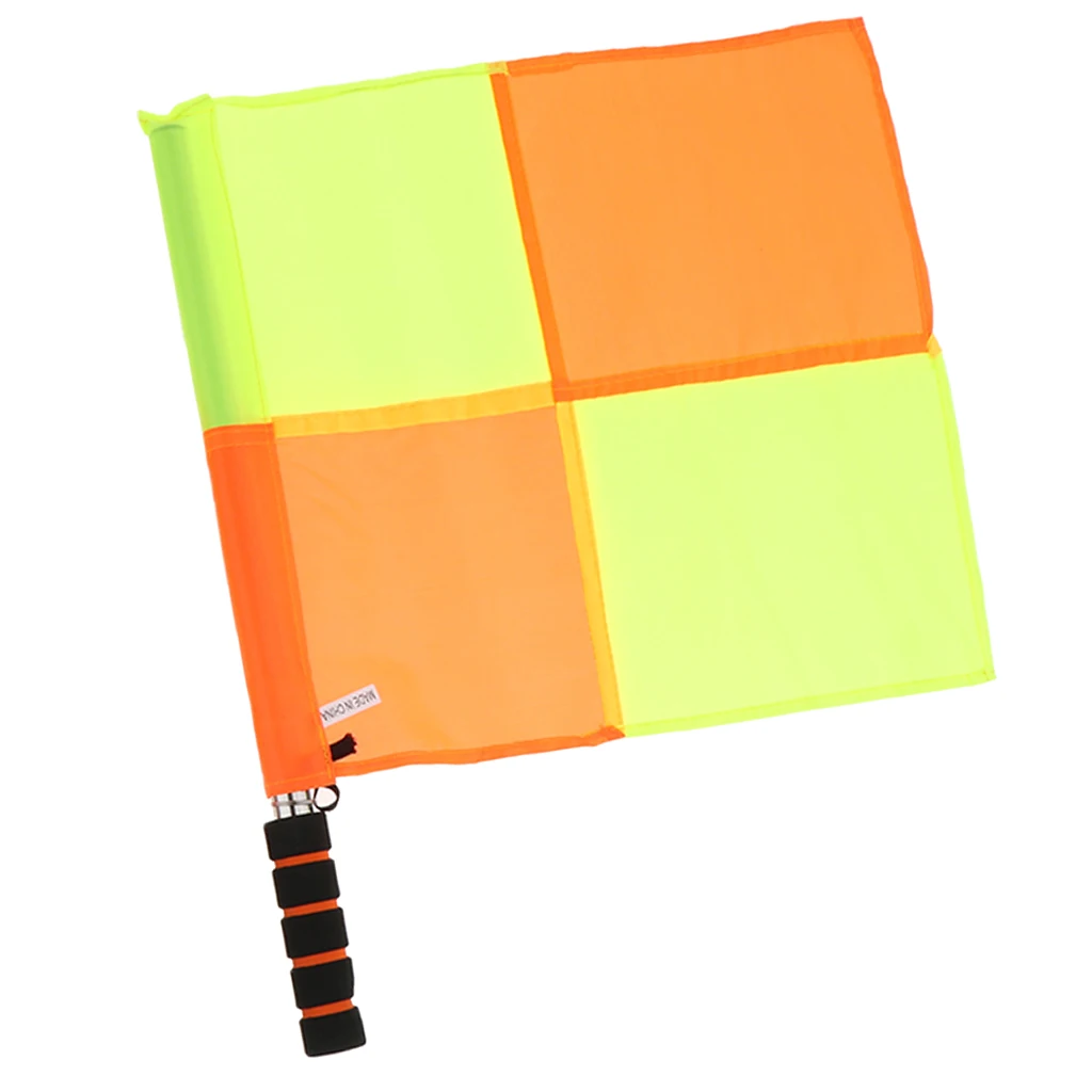 Футбольные флажки рефери с Чехол спортивные Футбол Linesman флаг