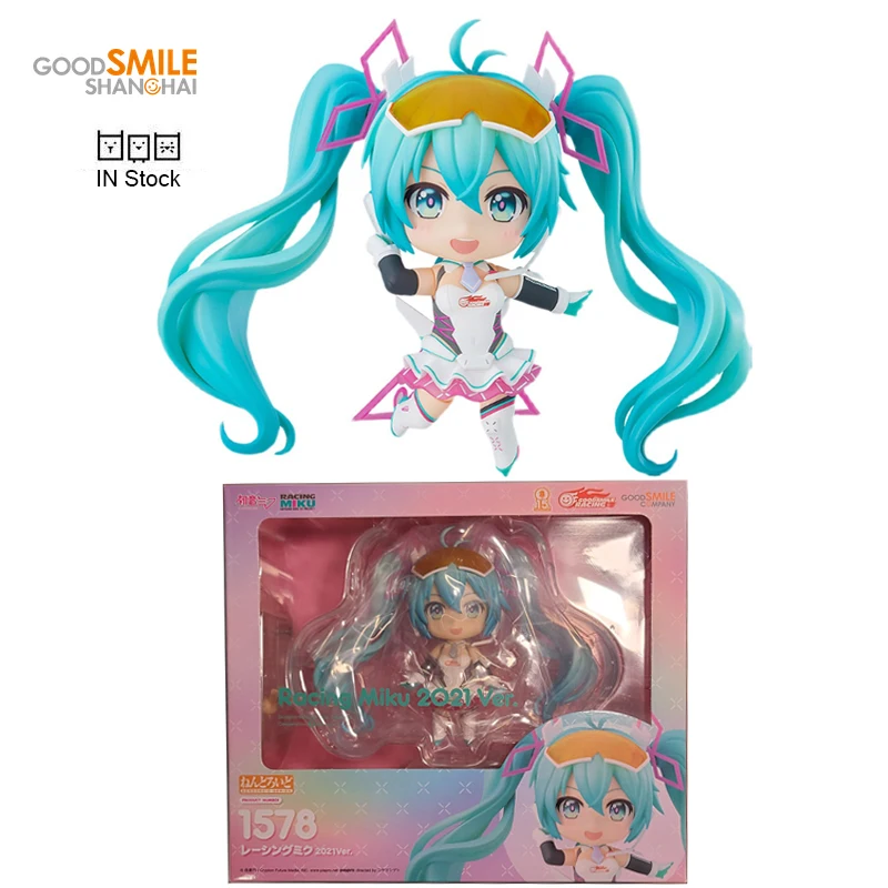 Оригинальная фигурка аниме Гудсмаил Нендороид Хацуне Мику Гонки 2021 1578 подарок модель игрушки