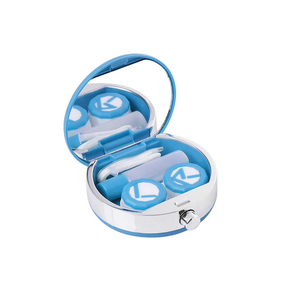 Портативный милый Контейнер для контактных линз в форме флакона духов контейнер