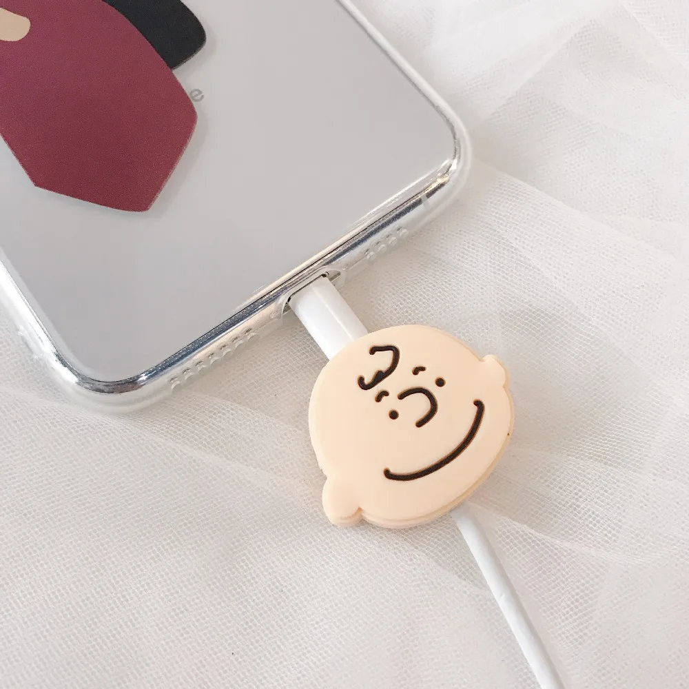 Милый USB защитный кабель-органайзер для управления линией передачи данных защита от зарядки линии передачи данных Галстуки для iPhone 6 7 8 X iPad