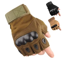 army military tactical fingerless gloves combat half finger mens gloves men cycling shooting paintball gym tactical gloves