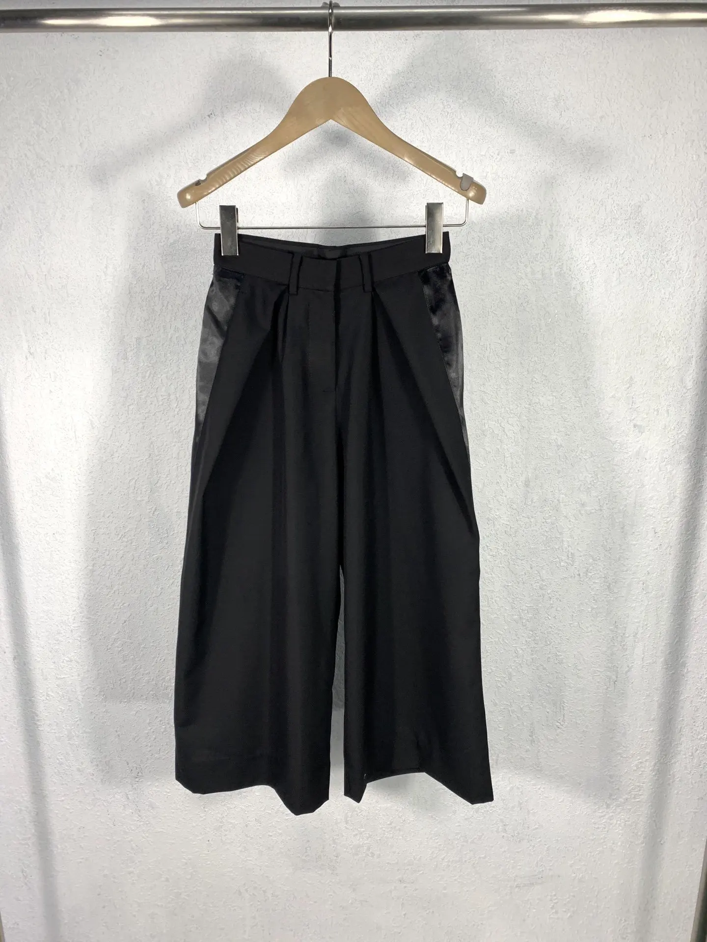 

loose ladies 2023 new nine-point wide-leg straight all-match boot pants 1118