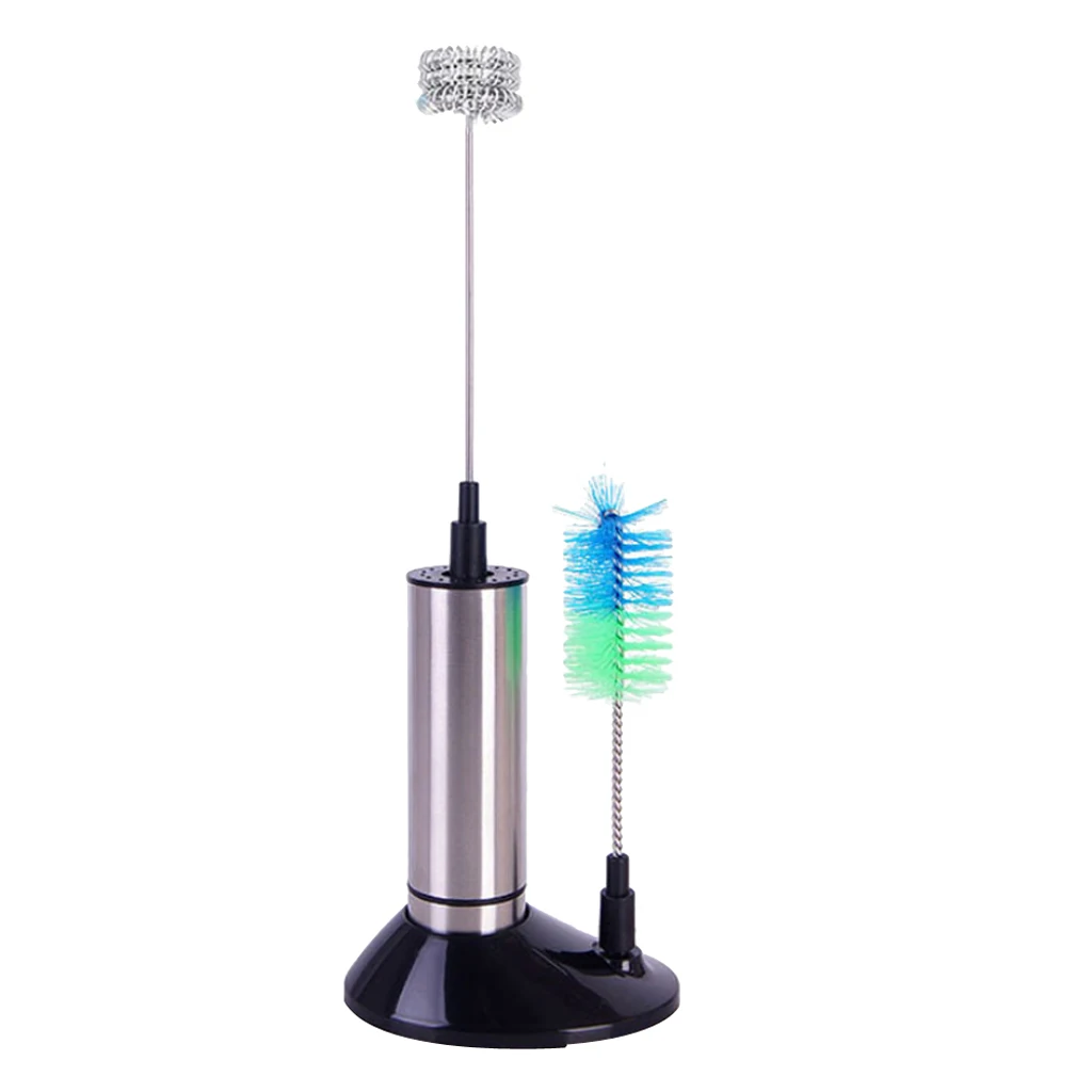 Электрический ручной молочный вспениватель три пружины венчик для кофе