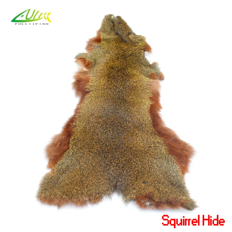 FULLIIFISH рыбалка нахлыстом цельная сосна белка шкура зонкер натуральный барред