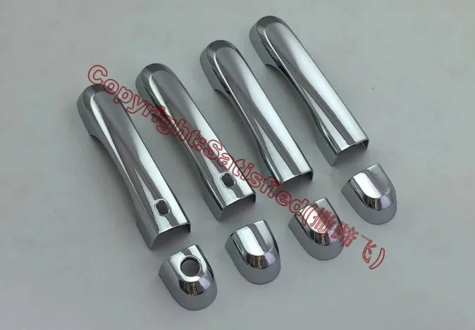 ABS Chrome Car Decoration Door Handle Cover Trim Molding With Smart Hole For JEEP Renegade 2015 2016 2017 | Автомобили и