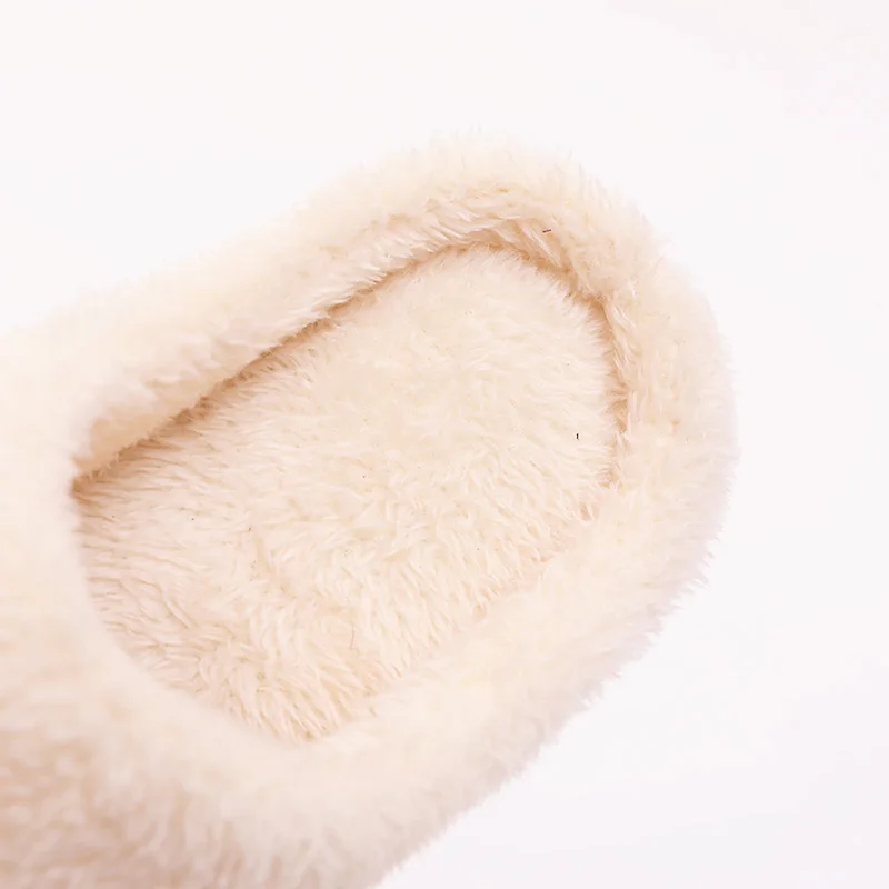 Хлопковые тапочки Мужская обувь теплые зимние домашние женские вельветовые