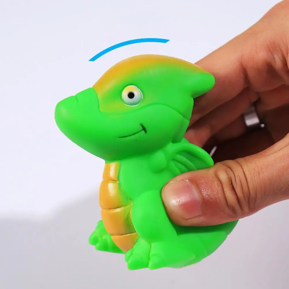 6Pcs/set Baby Bath Toys Soft Rubber Duck Squeeze Sound Float Animals Bathroom Swimming Water Toys for Children Boys Girls