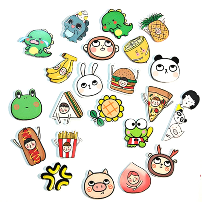 Рождественский маленький кролик панда акриловый кухонный декоративный магнит