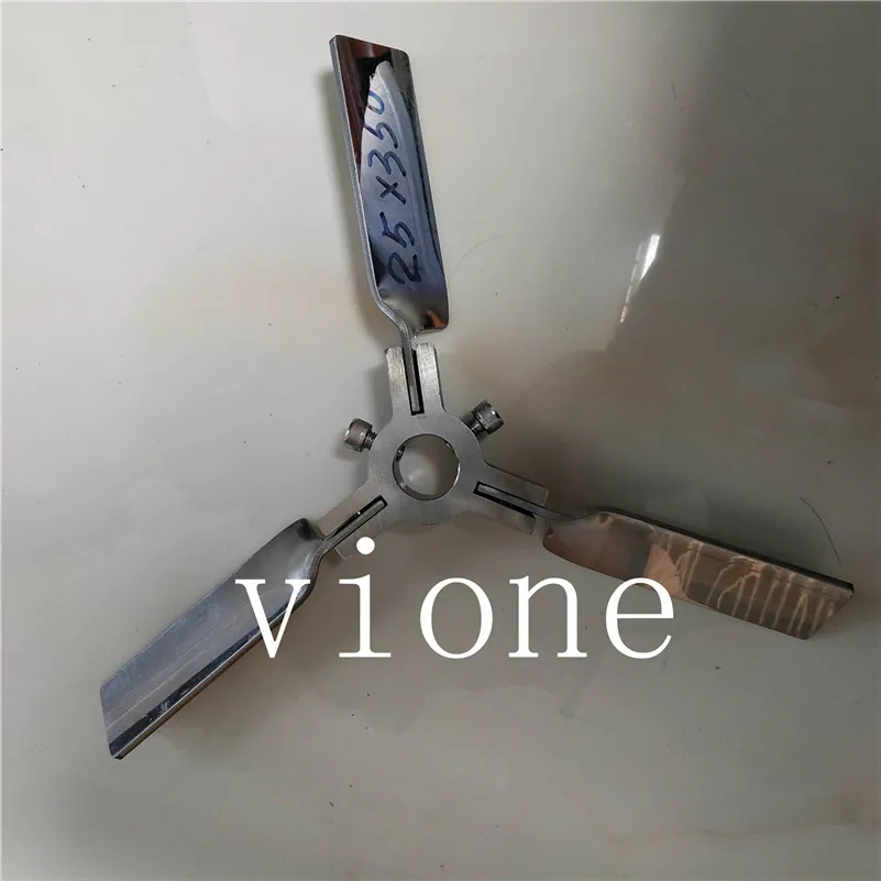 Бесплатная доставка пропеллер SUS 304 со стальными красками лопасть мешалки