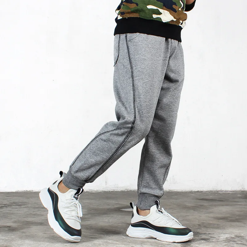 

children trousers 2021spring autumn boys sports pants Teenage cotton leisure trousrer pants for girl