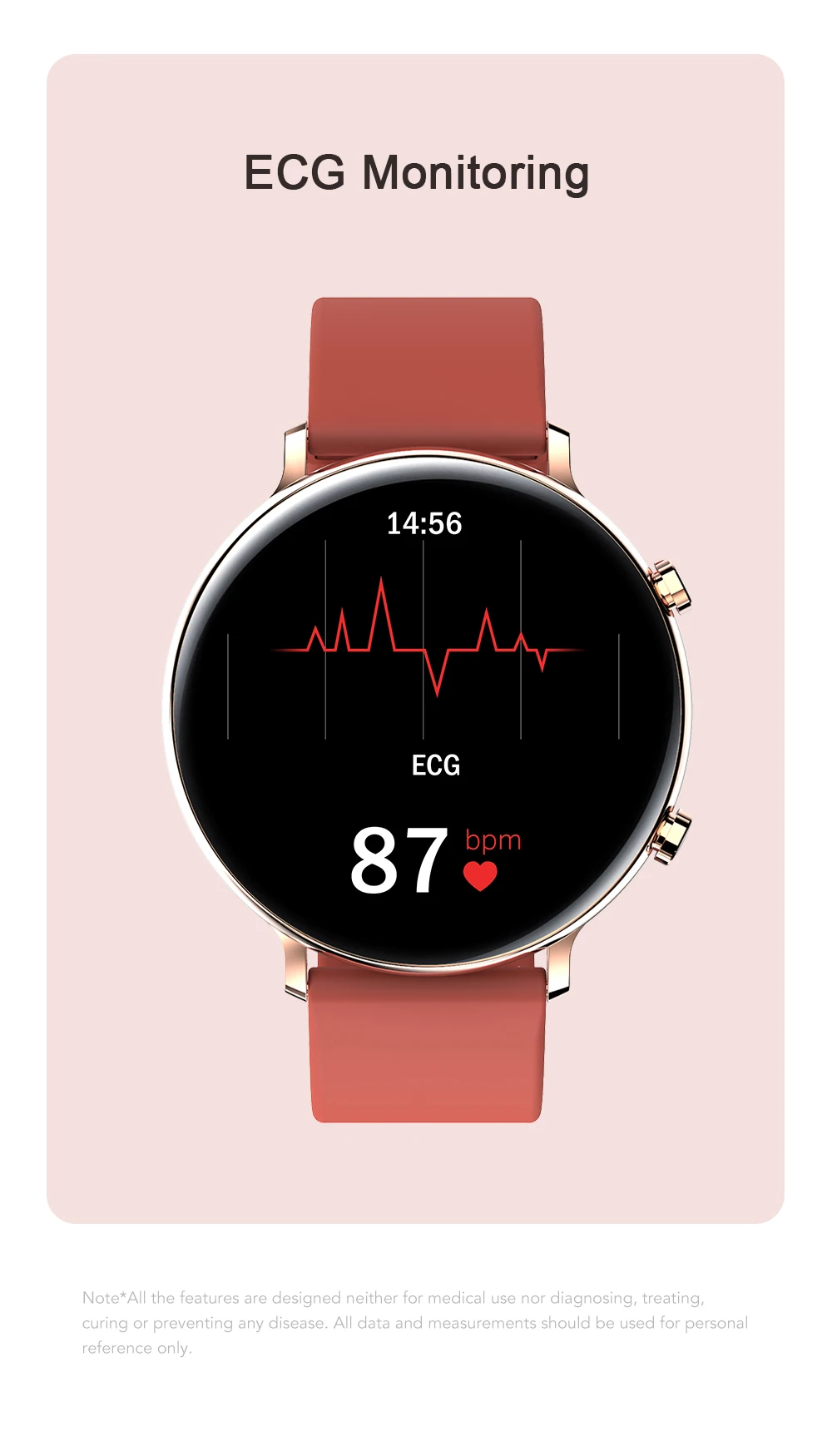 

WRWR ECG Smart Watch Bluetooth Call 2021 NEW Men Women Waterproof Smartwatch Heart Rate Monitor For Android Apple Samsung