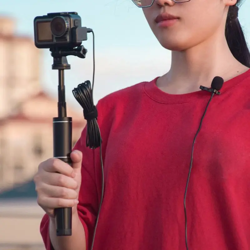 

3.5mm AUX Video Record Omnidirectional Microphone for Phone Vlog Mic 203A