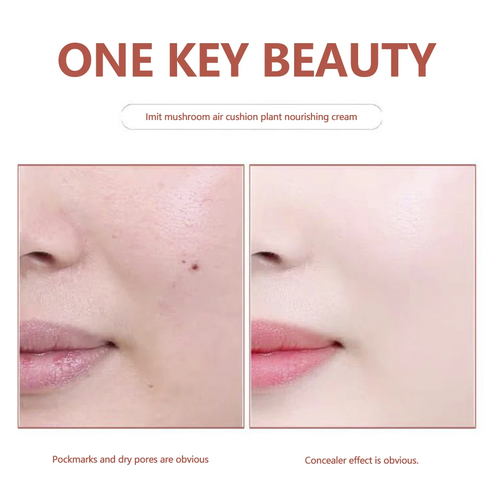 

Mushroom Head Air Cushion Oil-control CC Cream Natural Moisturizing Foundation Concealer Whitening Makeup BB Cream Cosmetics