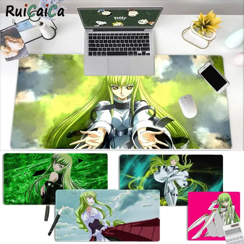 

RuiCaiCa Code Geass Yukana Nogami Custom Skin Comfort Mouse Mat Gaming Mousepad or Keyboards Mat Mousepad for boyfriend Gift