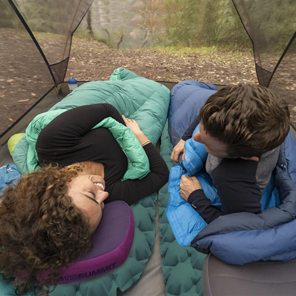 

Zomake ultralight sleeping pad fast filling air bag camping sleeping mattress trekking hiking camping mattress inflatable Single
