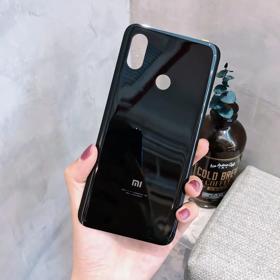 Mi8 Black Для Xiaomi Mi 8 крышка батареи Задняя стеклянная задняя дверь корпус чехол для Xiaomi Mi 8 SE крышка батареи 8SE 8 Lite Explorer Pro замена - Цвет: Mi8 Black