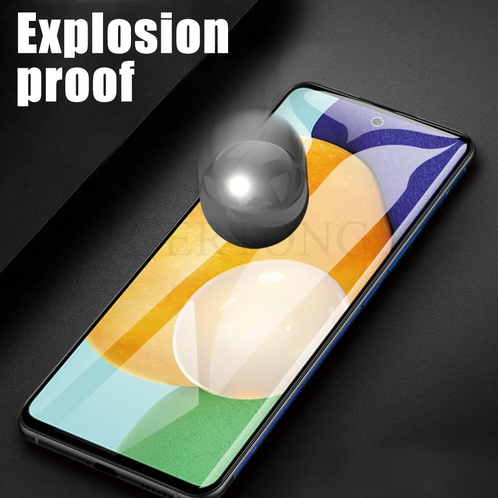 Закаленное стекло 9H для SAMSUNG Galaxy A52 5G 4G A5260 6 5 дюйма 8 Гб 128/256 ГБ стандартное Защитное