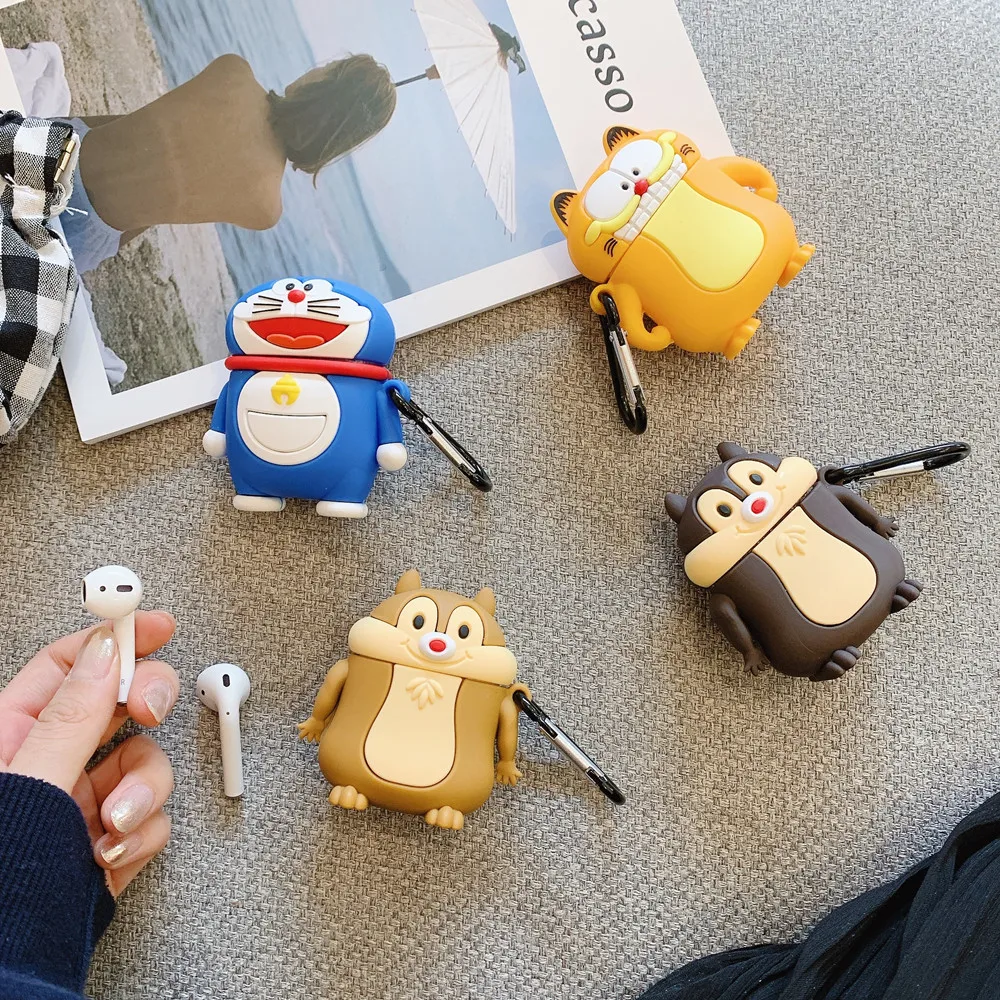 Lucky Cat Bluetooth чехол для наушников Защитный Водонепроницаемый гарнитура Аксессуары для Airpods чехол s зарядная коробка с крючками
