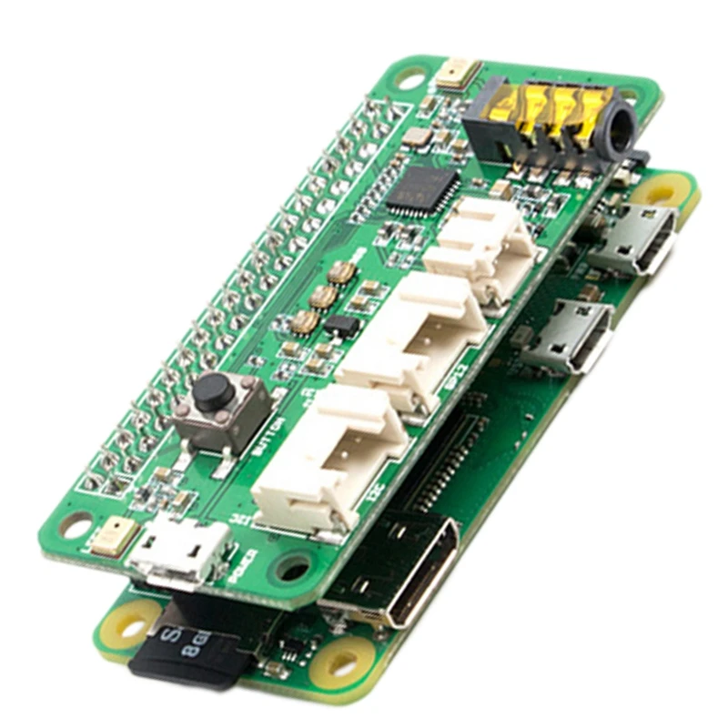 Для Raspberry Pi Pi4 ReSpeaker ligent распознавание голоса 2 Микрофон массив Pi0 / 3B B + |
