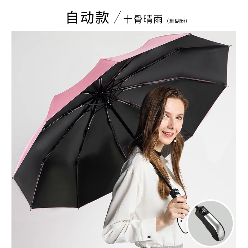 

Double Layer Umbrella Fashion Large Men Wind Resistant High Quality Cheap Folding Portable Parasol Pocket Ultra Light KK60YS