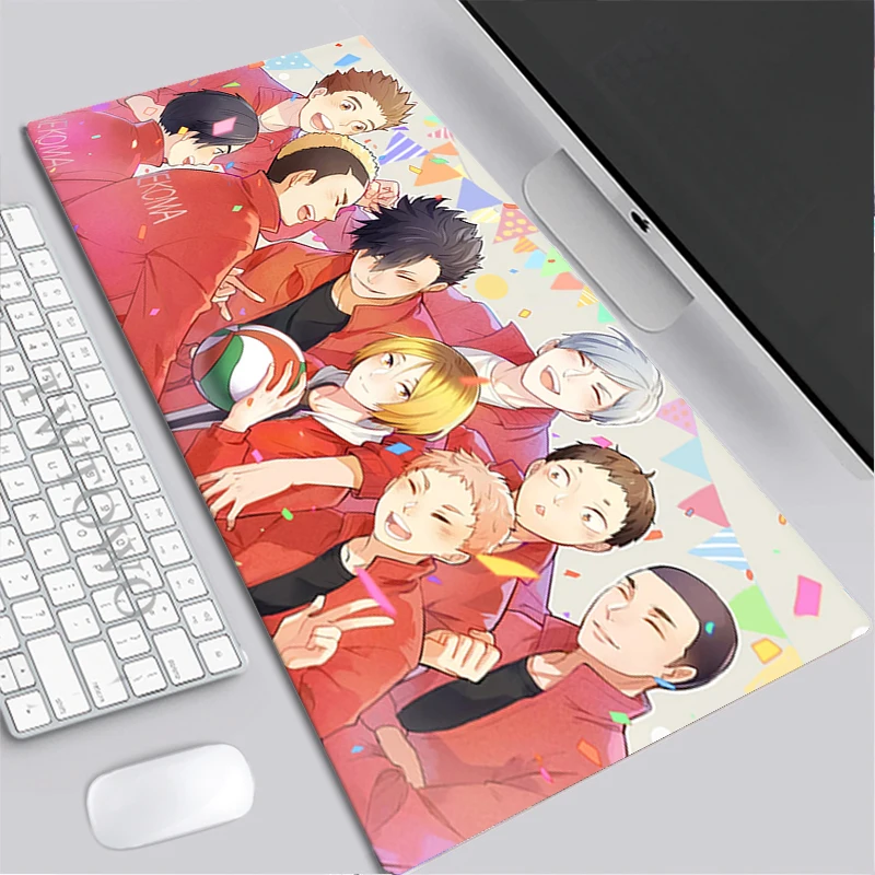 Коврик для мыши Haikyuu с теплой кровью большой домашний коврик Настольный