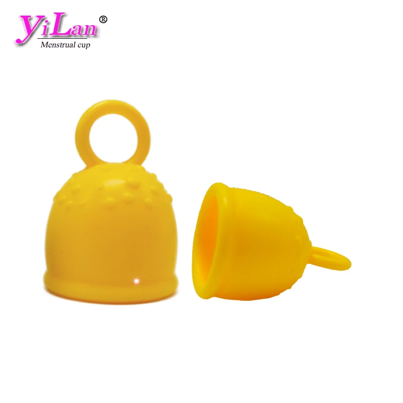 

2pc Pull Ring Menstrual Cup Vaginal Hygiene Care During Menstrual Period Female Grade Silicone Material Physiological Products