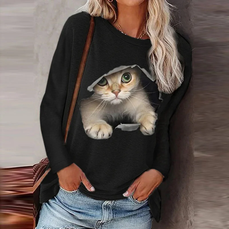 Женская футболка в стиле ретро осенняя популярная уличная одежда Харадзюку