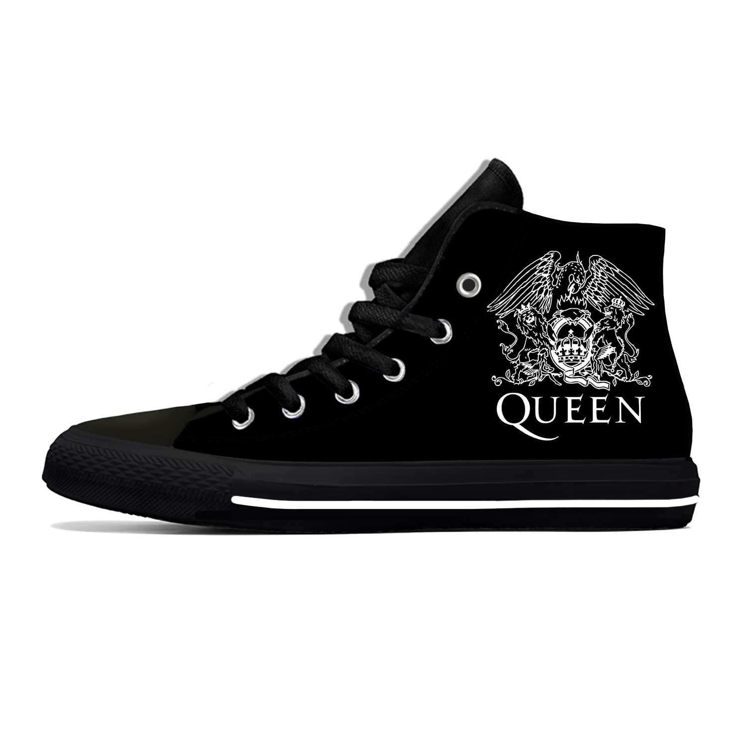 Кроссовки Queen Freddie Mercury Rock Band Модные забавные повседневные тканевые высокие