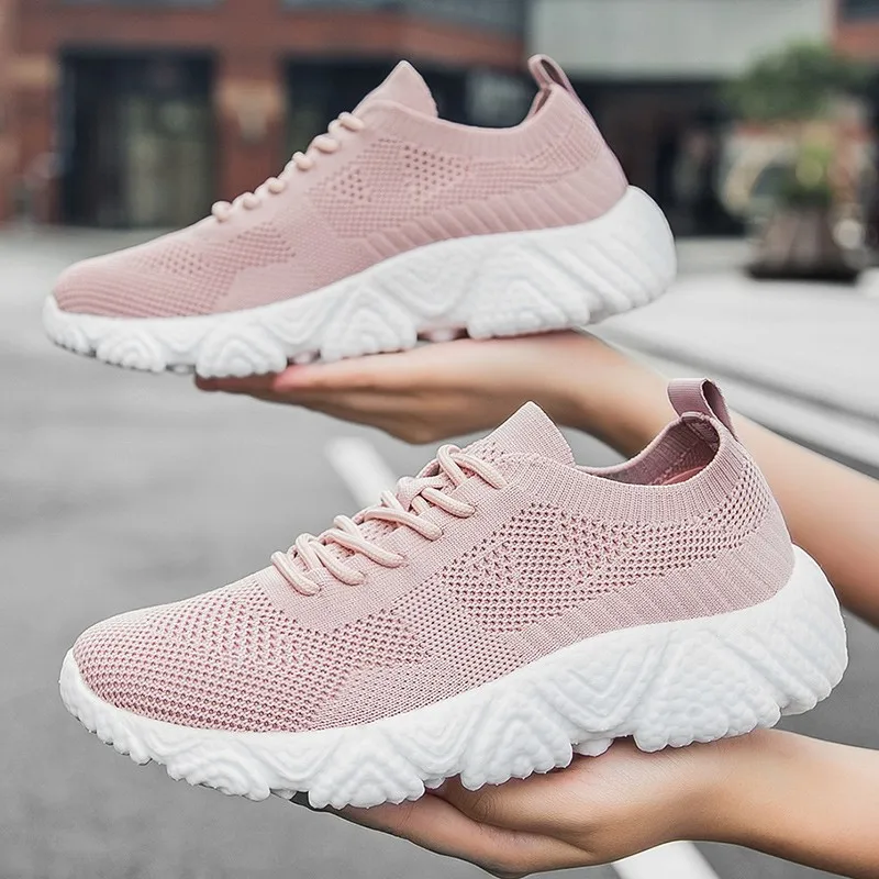

Women Sneakers Casual Shoes Designer Running Shoes Couple Shoes Big Size 36-46 Sporting Shoes Pink Black Outdoor Sneakers Light