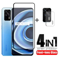 full cover glass for realme q3 pro glass for oppo realme q3 pro tempered glass hd screen protector for realme q3 pro lens glass