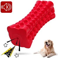 dog squeaking toys sturdy and durable non toxic natural rubber pet chewing toy suitable for large puppy biting playing