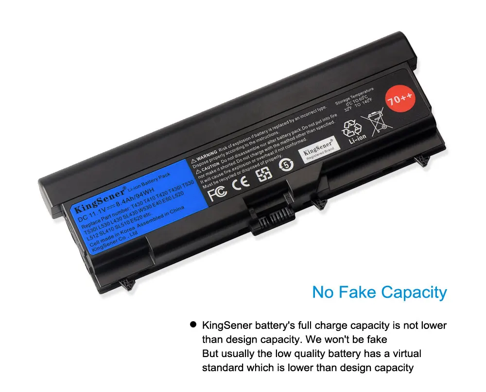 kingsener korea cell new laptop battery for lenovo thinkpad t430 t430i t530 t530i w530 sl430 sl530 l430 l530 45n1007 45n1006 free global shipping