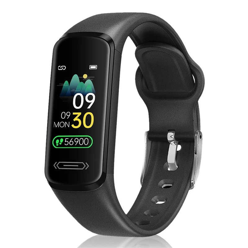 

Умный Браслет для Android и IOS, устройство с датчиком температуры, пульса и артериального давления,