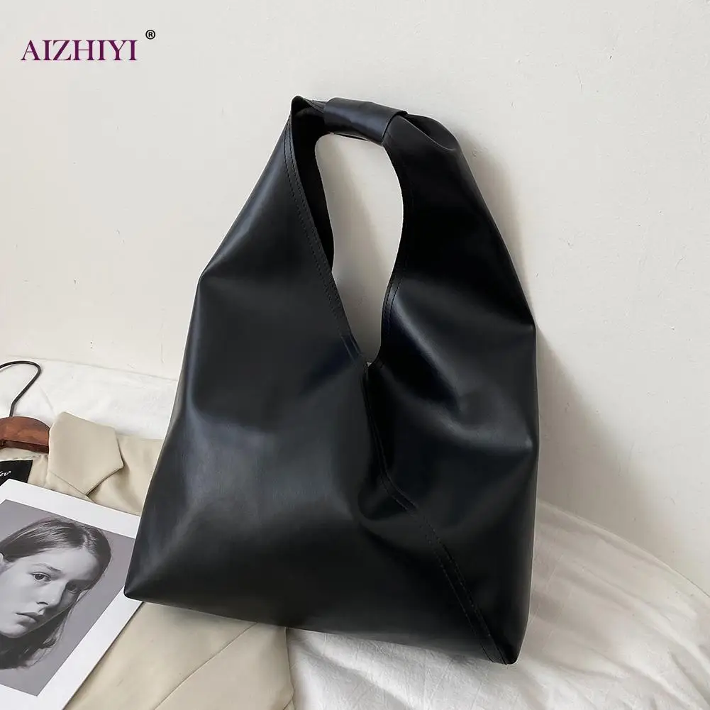 

Однотонные женские дорожные сумки из искусственной кожи, повседневные сумки через плечо большой емкости, модная Изысканная сумка для покуп...