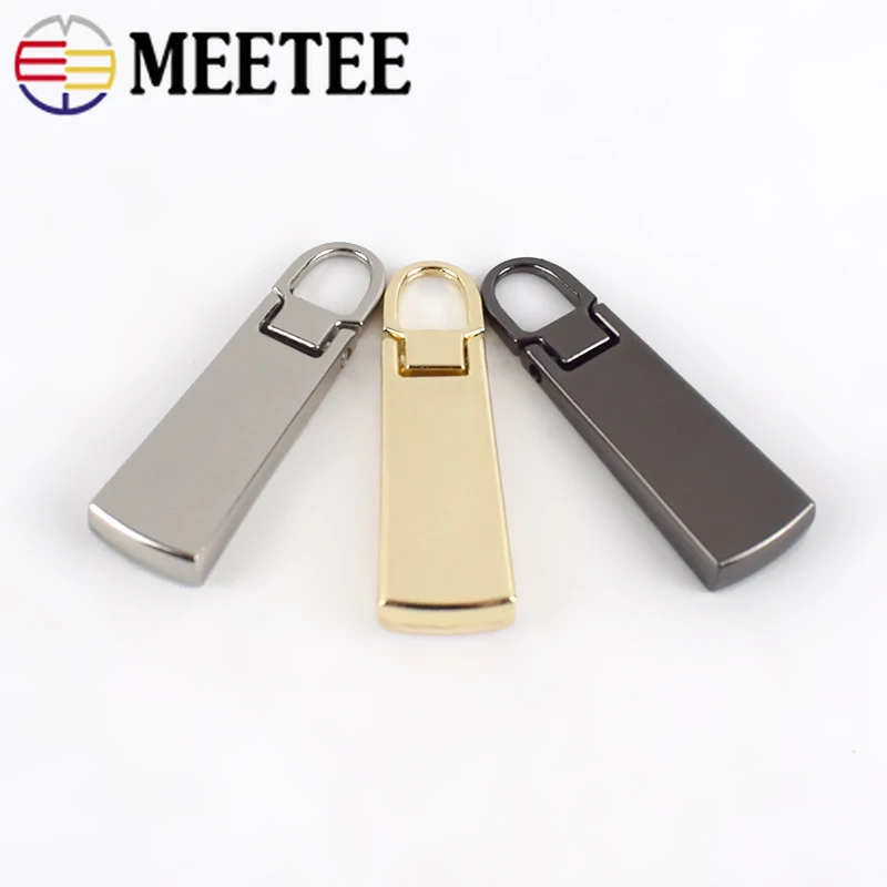 Meetee 10/20 штук металлическая молния съемники для 5 # разъемная застежка ползунки