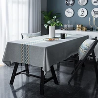 diamond pattern stripes tablecloth cotton linen rectangular kitchen party dinner table desk cloth picnic mat cover home decor