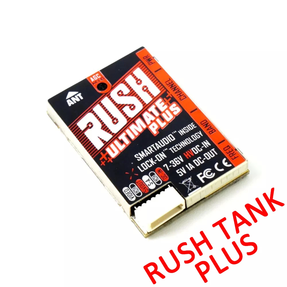 

RUSH TANK PLUS 5,8 ГГц 48CH Smart Audio 0/25/200/500/800 МВт, переключаемый передатчик FPV VTX, встроенный микрофон AGC для радиоуправляемого дрона