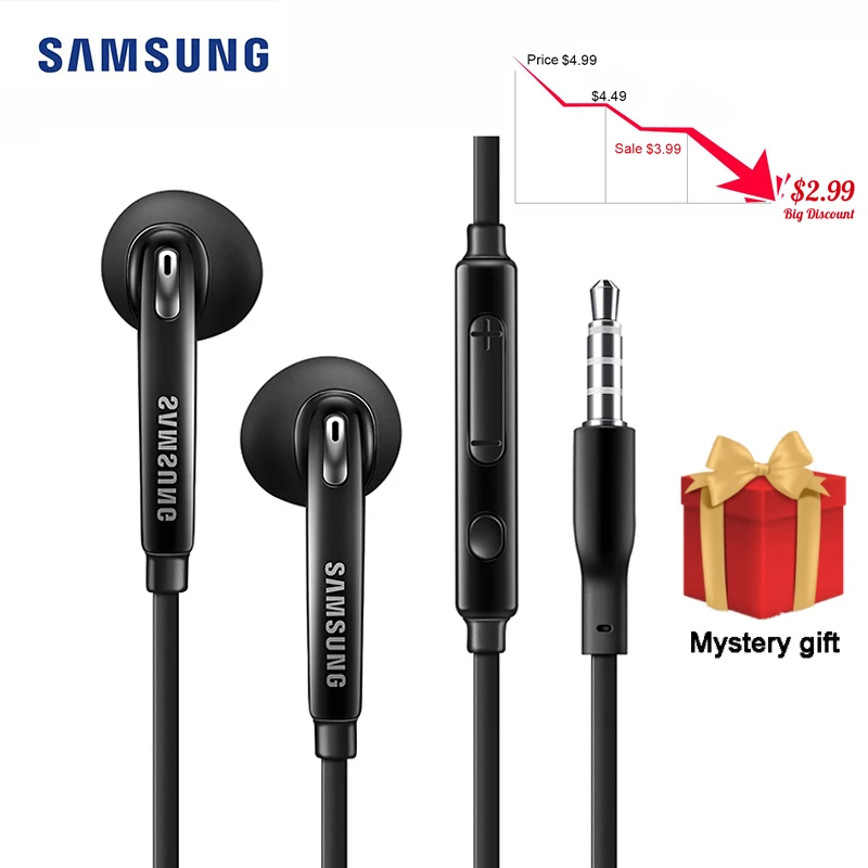 Проводная гарнитура samsung EG920 с разъемом 3,5 мм, динамик, микрофон, наушники, Поддержка Android IOS, для Xiaomi, huawei, samsung