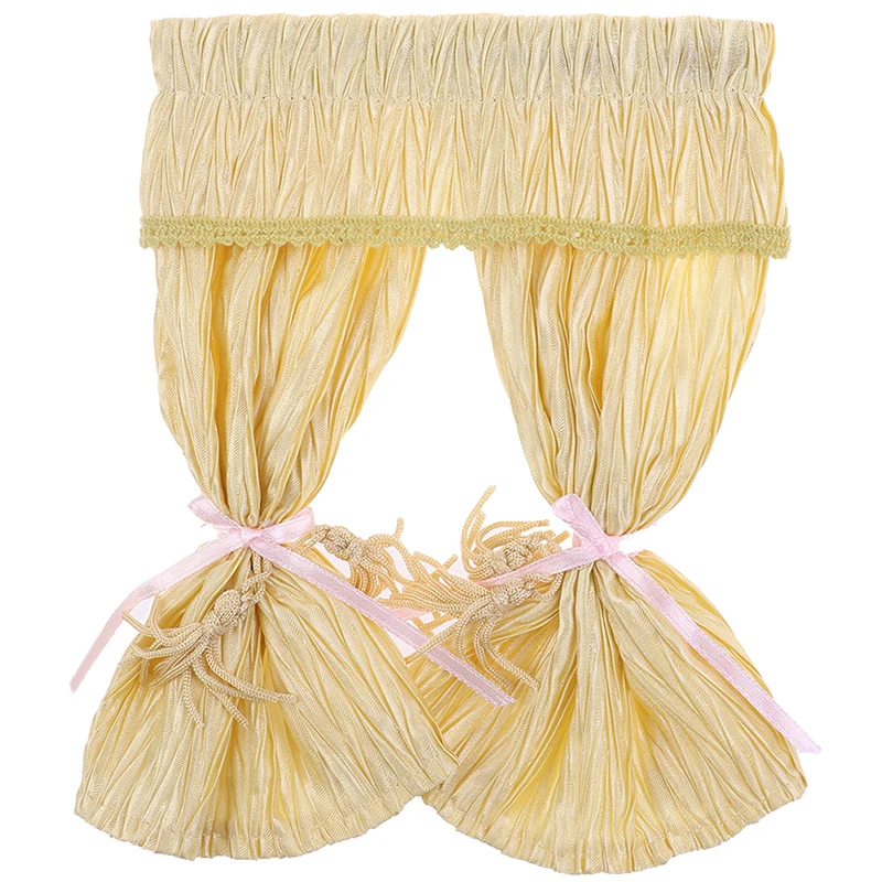 Симпатичные миниатюрные хлопковые занавески в виде сетки и кружева для