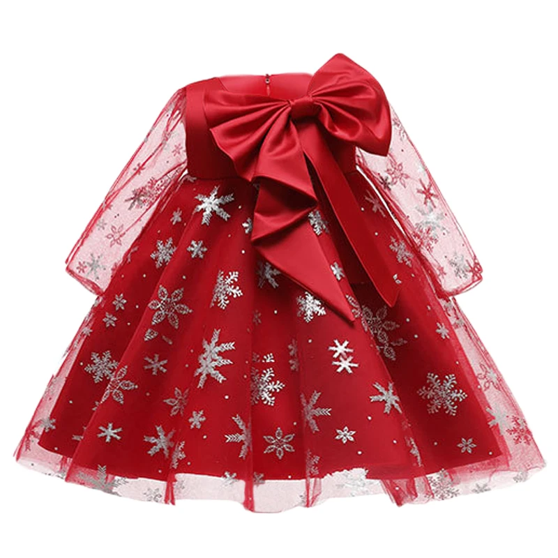 

LZH New Baby Girls Dress Kids 1st Birthday Princess Party Dress Christmas Dress Wedding Flower Girls Dress Sweet Newborn Clothes