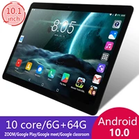 kivbwy 10 1 inch tablet pc 6gb ram 64gb rom 1280800 tab ipsl sim card 4g lte fdd wifi android 10 0 tablet 10 1