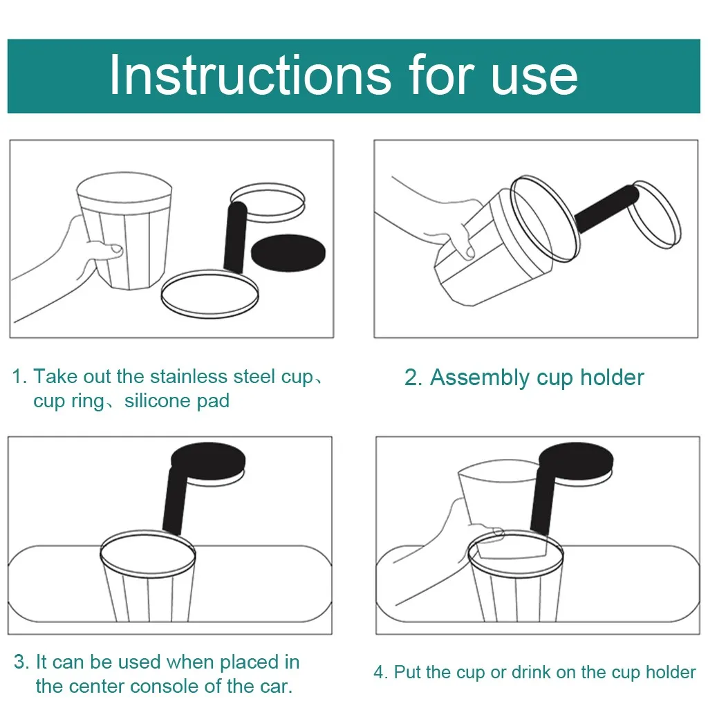 Универсальный двойной автомобильный держатель для чашки фургон хранения