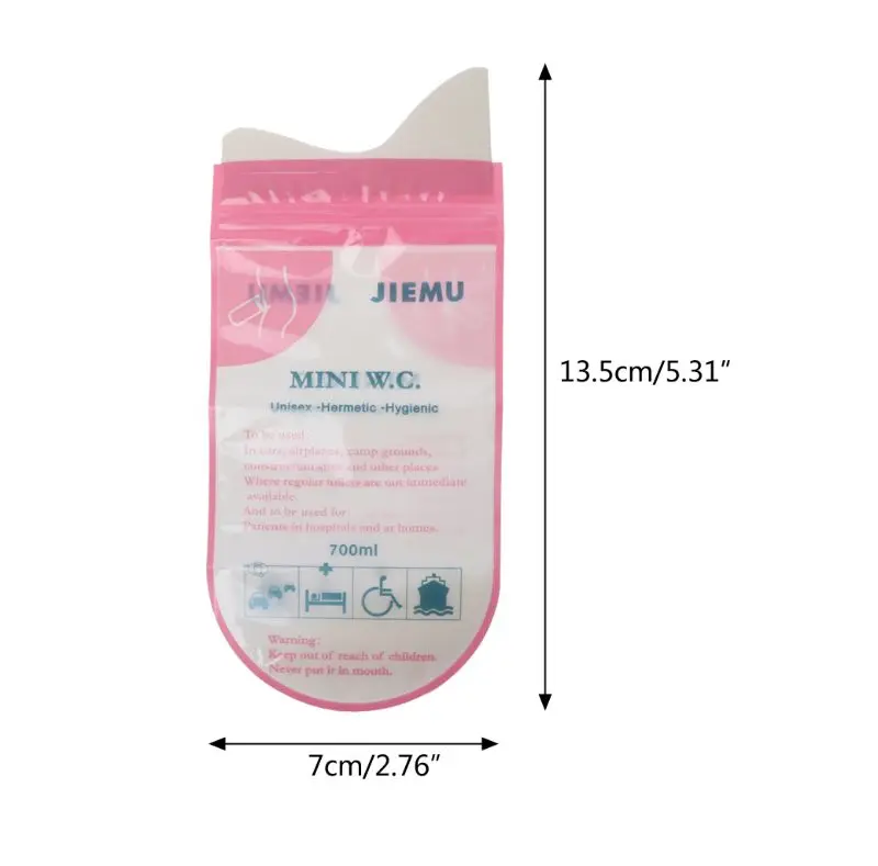 

700ml Emergency Portable Car Urine Vomit Bag Handy Disposable Urinal Toilet Bag